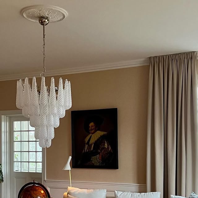 Handblown Murano Drops Chandelier – 85 Glass Drops — ODO Items