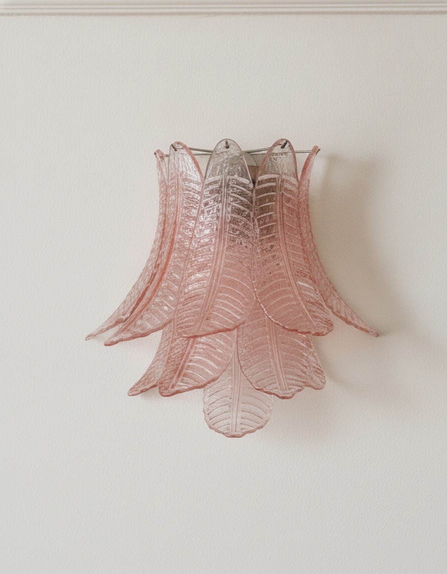 Murano Felci Wall Sconce – Set of 2 — handblown Murano glass, made to order in Italy