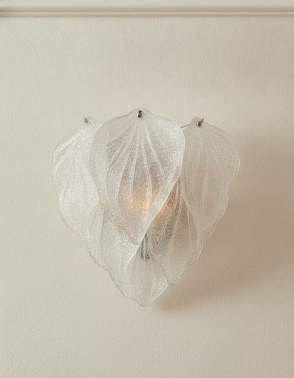 Murano Fiammette Wall Sconce – Set of 2 — handblown Murano glass, made to order in Italy