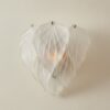 Handblown Murano Fiammette Wall Sconce – Set of 2 — single sconce on the wall