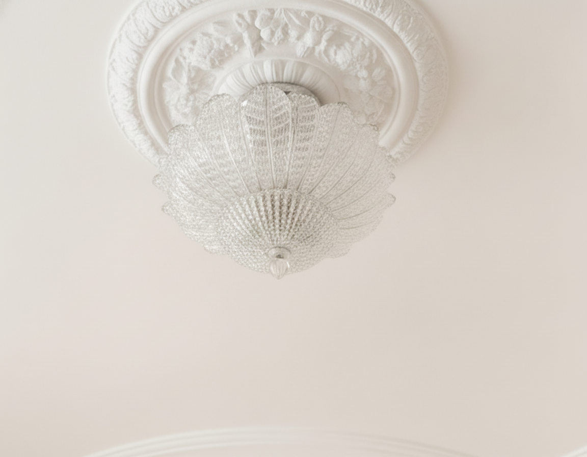 Flush-mount Murano flower plafond