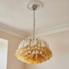 Handblown Murano Petal Chandelier – 101 Glass Petals
