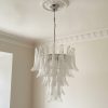 Handblown Murano Petal Chandelier – 52 Glass Petals