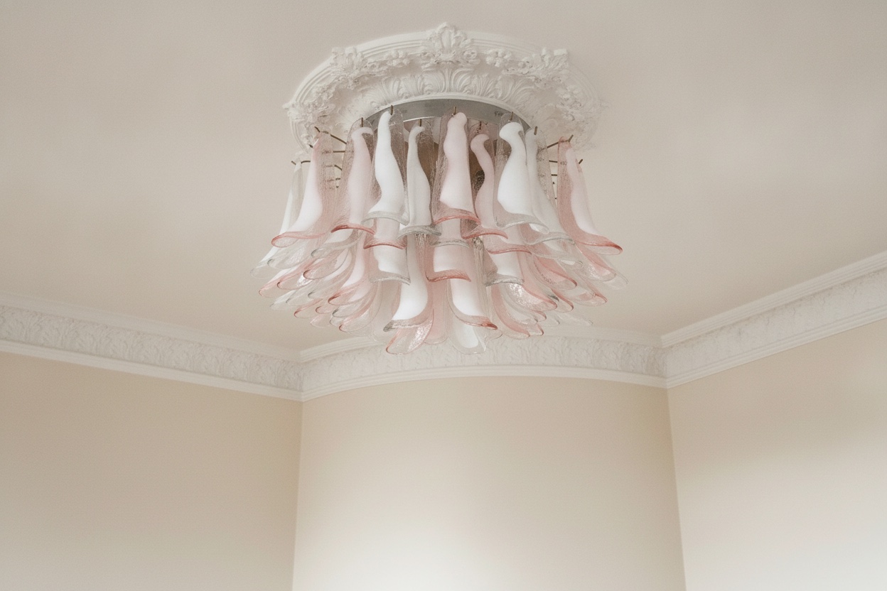 Murano Petal Chandelier – 64 Glass Petals