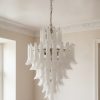 Handblown Murano Petal Chandelier – 85 Glass Petals