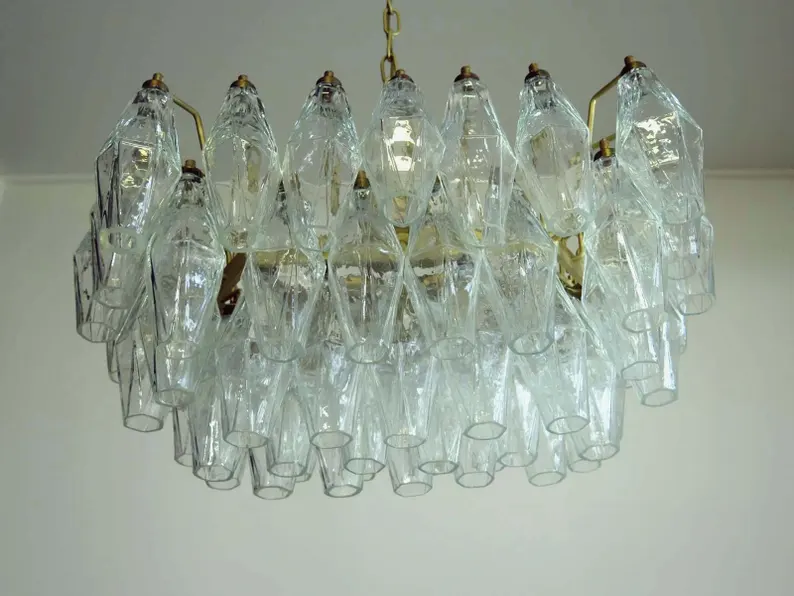 Murano poliedri ceiling light detail