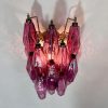 Handblown Murano Poliedri Wall Sconce – Set of 2 in amethyst glass