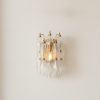 Handblown Murano Poliedri Wall Sconce – Set of 2 — single sconce on the wall