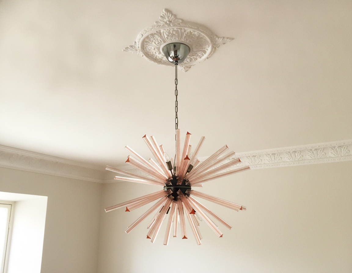Handblown Murano Sputnik Chandelier – 10 Glasses