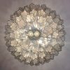 Handblown Murano Tiered Chandelier – 80 Glasses in smoked glass