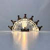 Handblown Murano Triedri Column Wall Sconce – Set of 2 in smoked glass