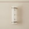 Handblown Murano Triedri Column Wall Sconce – Set of 2 — single sconce on the wall