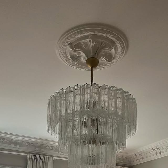 Handblown Murano Tiered Chandelier – 80 Glasses in a Swedish home — ODO Items