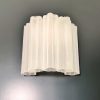Handblown Murano Tubular Wall Sconce – 5 Glass Tubes – Set of 2 in etched glass