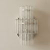 Handblown Murano Tubular Wall Sconce – Set of 2 — single sconce on the wall