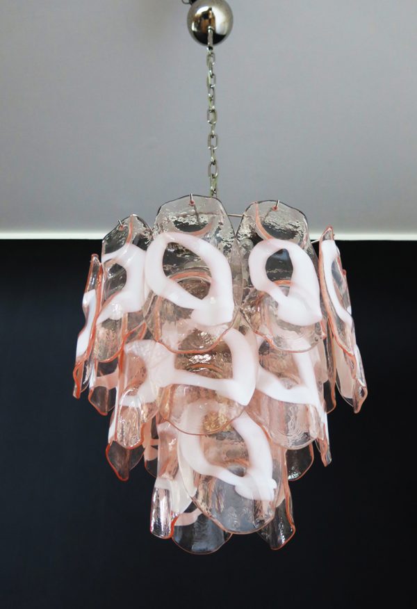 Handblown Murano Vistosi Chandelier – 23 Glasses — Murano glass