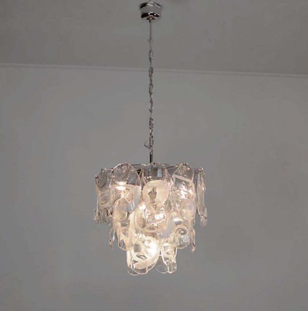 Handblown Murano Vistosi Chandelier – 23 Glasses — Murano glass