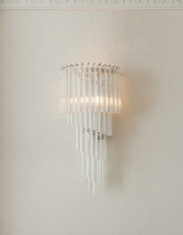 Murano Triedri Wall Sconce – 41 Triedri Glass – Set of 2