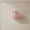Pink Murano Drops Wall Sconce – 10 Glass Drops – Set of 2 — handblown Murano glass, made to order in Italy