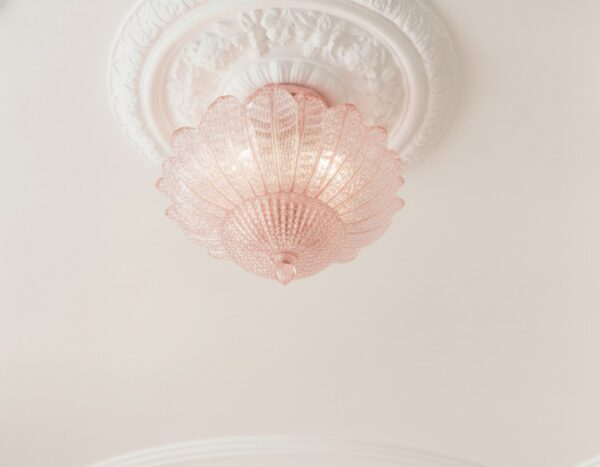 Murano Flower Chandelier – 24 Glass Flowers — handblown Murano glass, made in Italy
