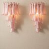 Murano Petal Wall Sconce – 16 Glass Petals – Set of 2 — handblown Murano glass, made in Italy
