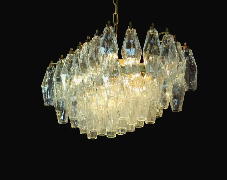 Handblown Murano glass — Poliedri Transparent