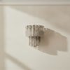 Handblown Smoked Murano Tube Wall Sconces – 13 Glass Tubes – Set of 2