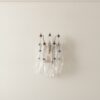 Transparent Murano Poliedri Wall Sconces – Set of 2 — handblown Murano glass, made to order in Italy