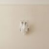 Transparent Murano Rondini Wall Sconce – 12 Rondini Glass – Set of 2 — handblown Murano glass, made to order in Italy