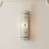 Handblown Transparent Murano Triedri Wall Sconce