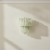 Handblown Wisteria Murano Tube Wall Sconces – 13 Glass Tubes – Set of 2