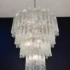 Transparent Corteccia Murano Tiered Chandelier – 80 Glass Tubes — additional view